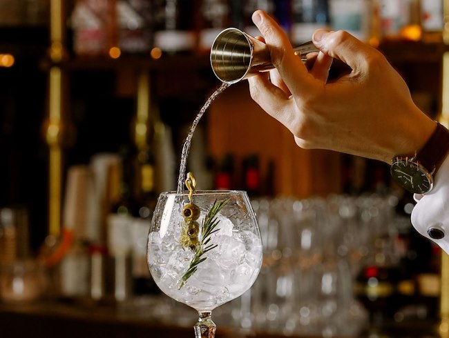 Gin bar in Westminster