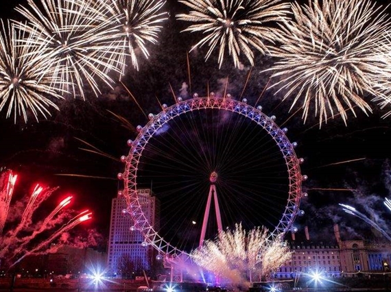 Family Celebration New Year's Eve in London